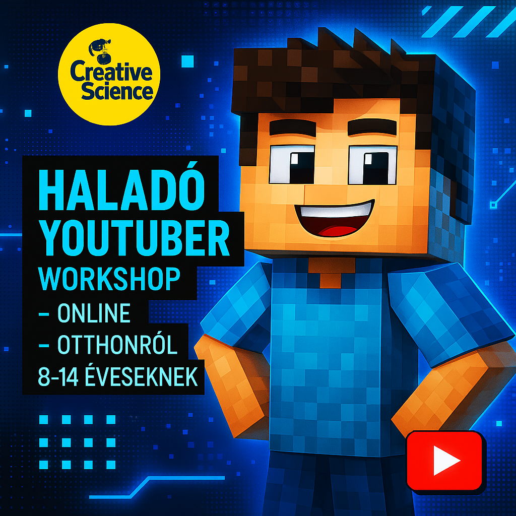 online haladó youtuber
